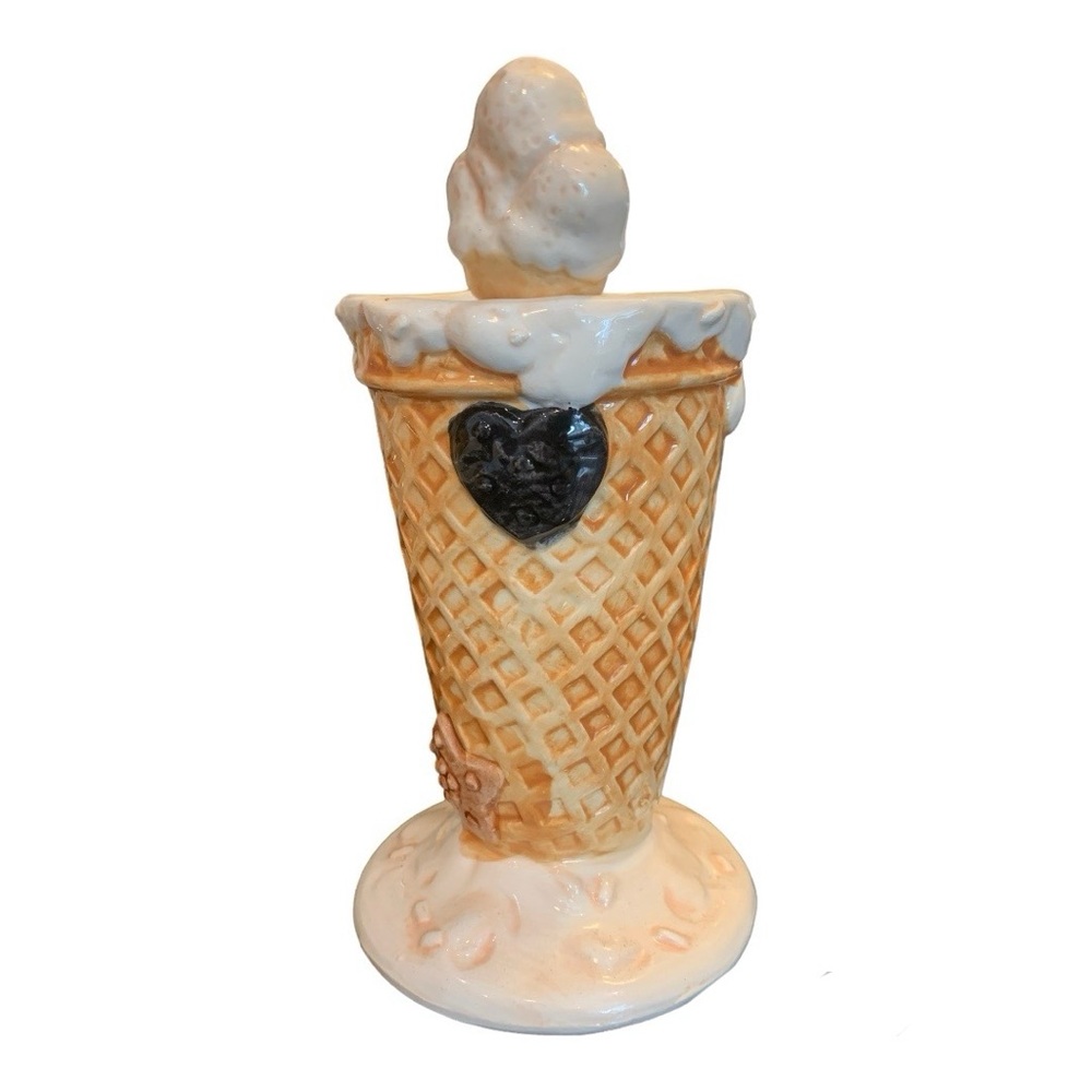 Jay Import Ice Cream Cone Cups With Spoons - Picture 2 of 11